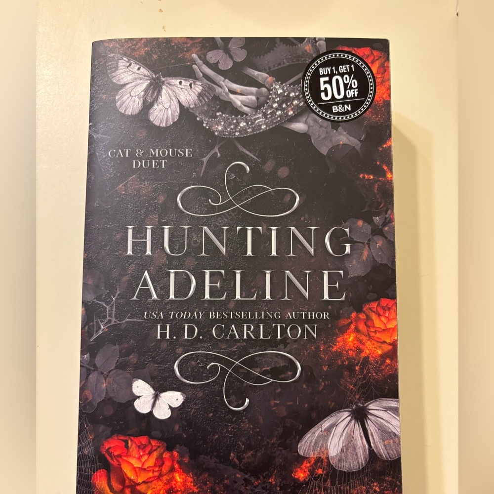 'Hunting Adeline' Book 2 cat and mouse duet by H.D Carlton